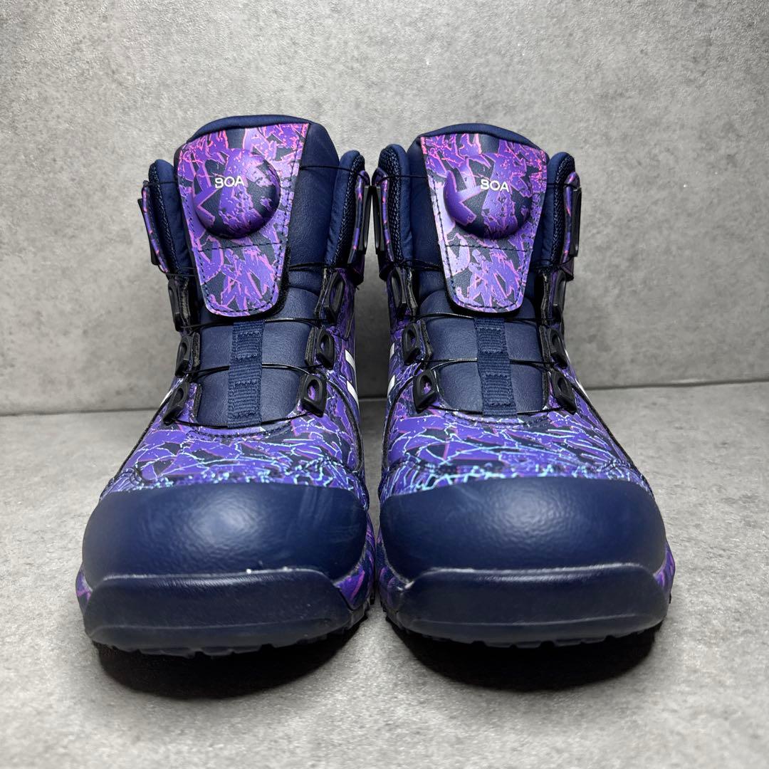 限定色 美品！ASICS アシックス パープル BOA ダイヤル 安全靴 - メルカリ