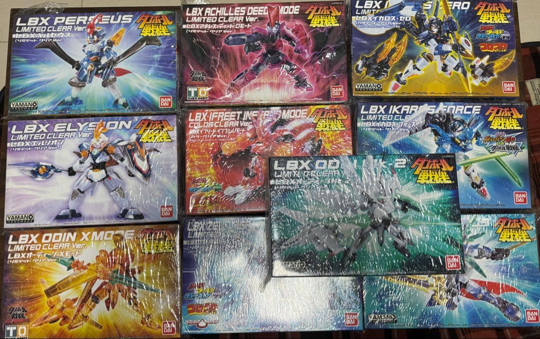 ダンボール戦記 LBX プラモデル リミテッド・クリアver Amazon | ダンボール戦機 LBX特殊モードセット（リミテッドクリアVer
