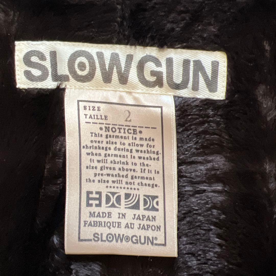 値下げ】SLOWGUN＆CO スロウガン カシミア×レザー 大人のスタジャン