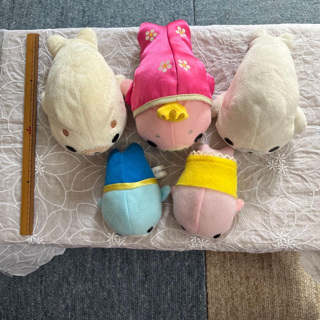 まめゴマ ひな祭りぬいぐるみ 他 平成レトロセット5体 まめゴマ 他