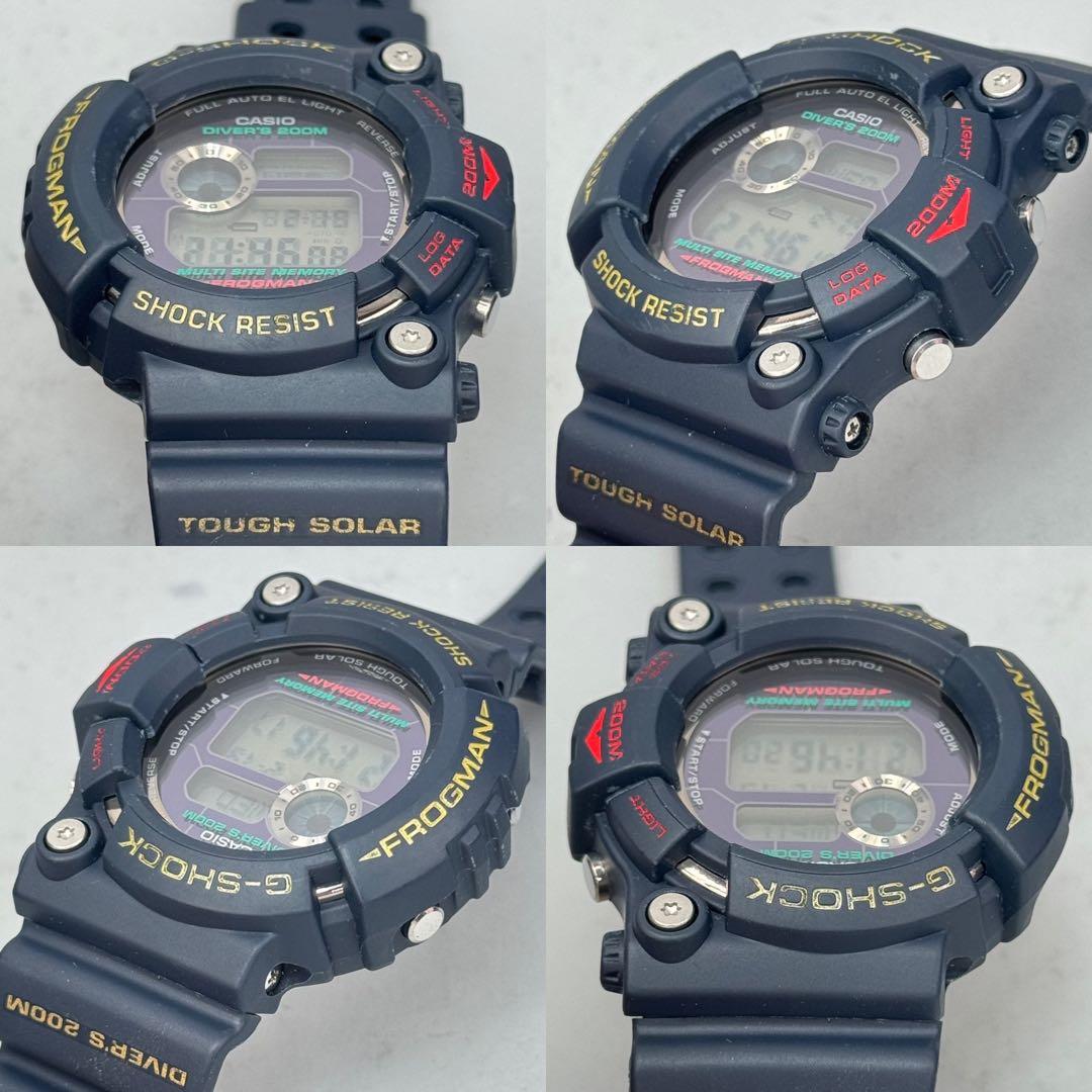 極美品 G-SHOCK GW-200 フロッグマン タフソーラー ネイビーブルー