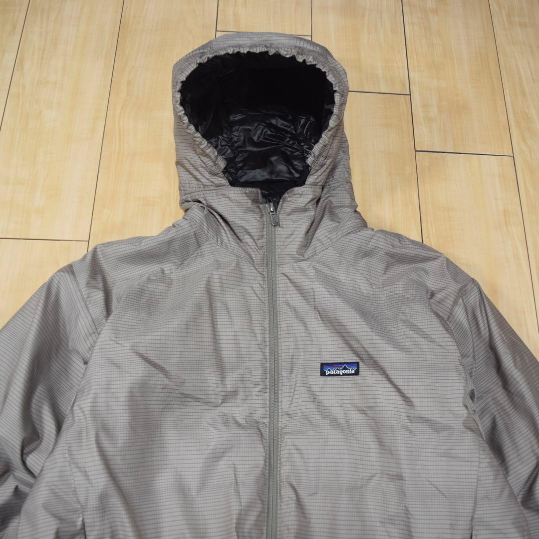 00s Patagonia マイクロパフフーディ ベージュ グラフチェック - メルカリ