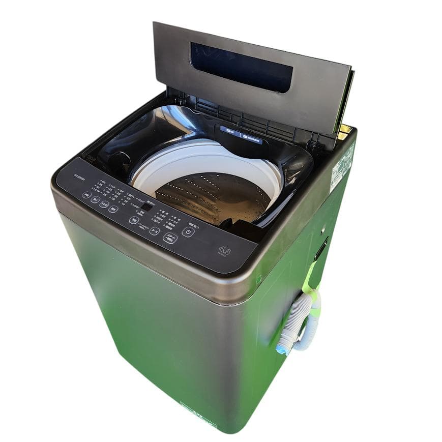 美品】アイリスオーヤマ TNI-45A1-B 2024年製 ブラック 洗濯機 - メルカリ