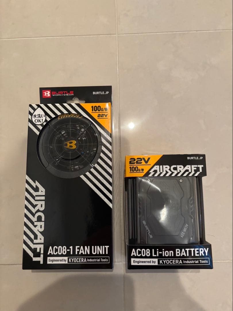 Justin　新品　バートル　ファンユニット　バッテリー　セット ♯2 BURTLE（バートル） (2026年30V在庫有・即納) バッテリーファンセット