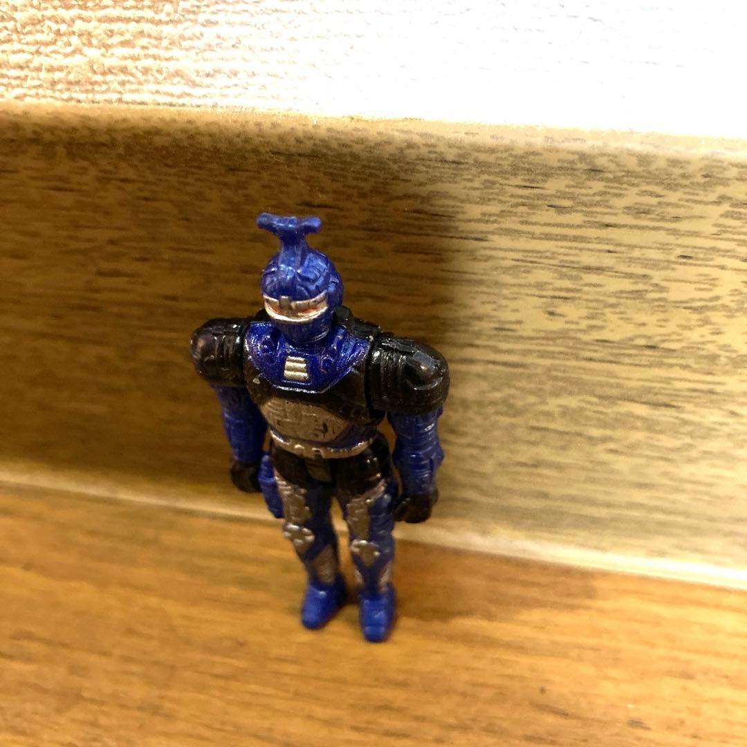 ブルービート フィギュア 重甲ビーファイター カブト 当時物 メタル