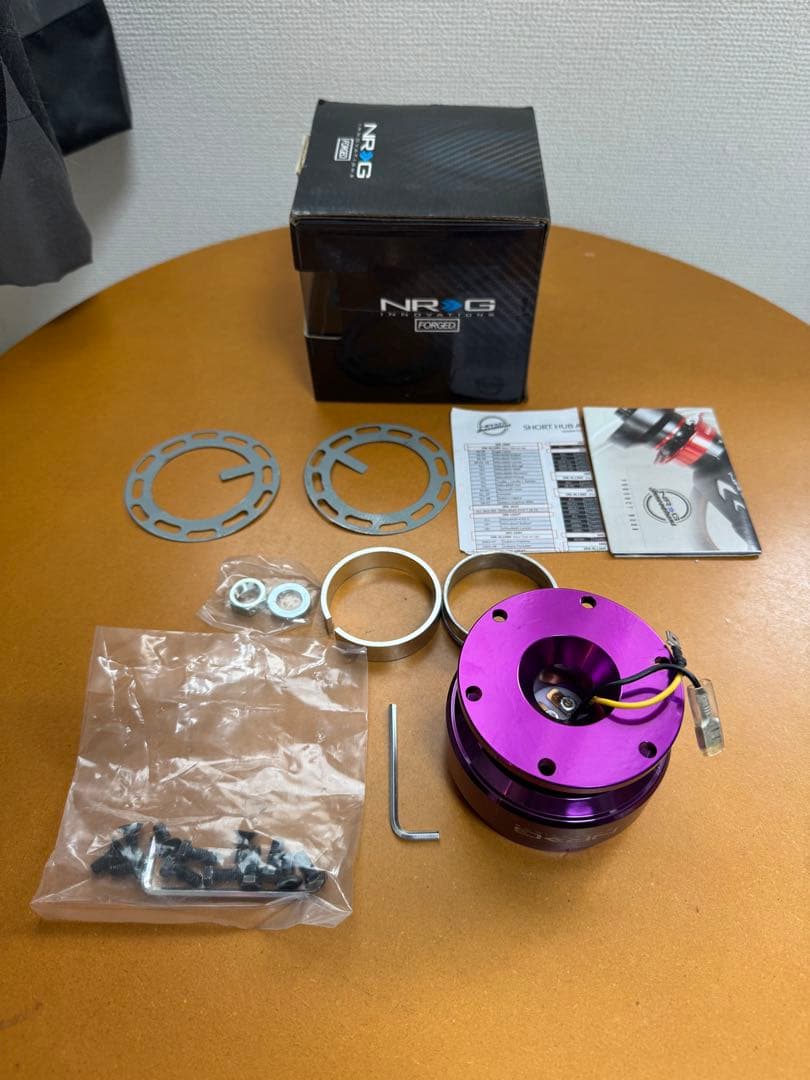 NRG クイックリリースパープル NRG ステアリングホイール クイックリリース キット - 第2世代
