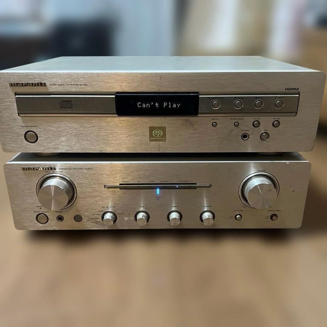 Marantz SA7001 / PM8001 2台セット通電確認のみ ジャンク Marantz SA7001 / PM8001 2台セット通電確認のみ ジャンク - メルカリ