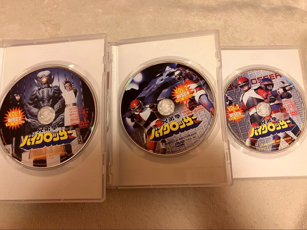 兄弟拳バイクロッサー VOL.1.2.3〈2枚組〉　3枚セット