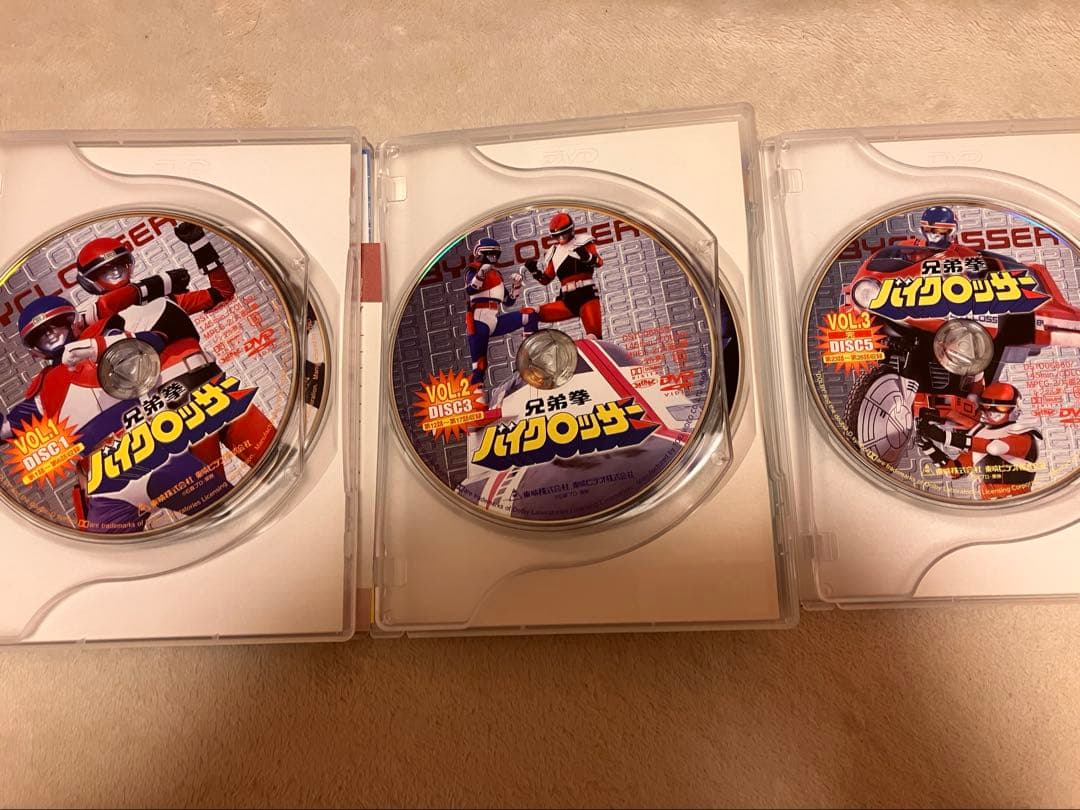 兄弟拳バイクロッサー VOL.1.2.3〈2枚組〉　3枚セット