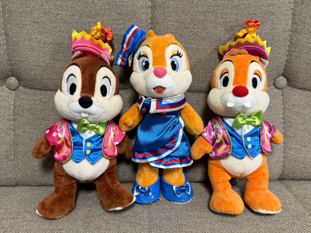 送料込】ポージープラッシー チップとデール クラリス セット売り