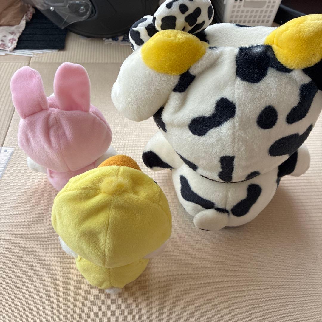 ハローキティ BIG 30㎝ 牧場限定 牛キティ ぬいぐるみ 2000年 - メルカリ