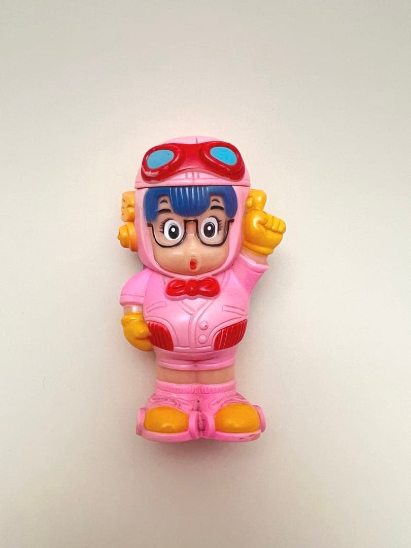 昭和レトロ 当時物 Dr.スランプアラレちゃん 東海銀行 ソフビ 貯金箱