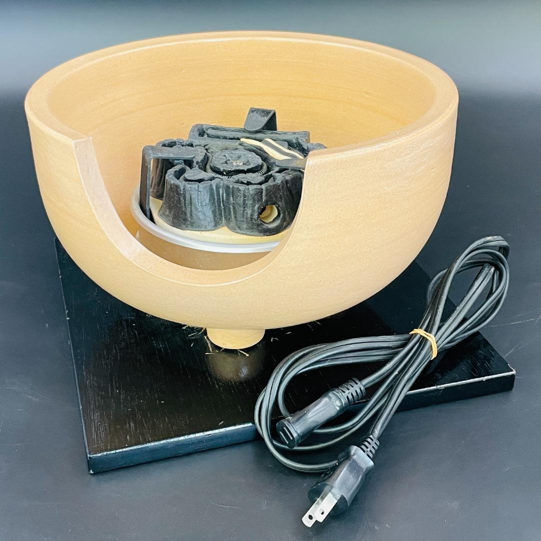 野々田式 電熱式風炉 茶道具 風炉 電熱器付き 動作確認済 R8SC36