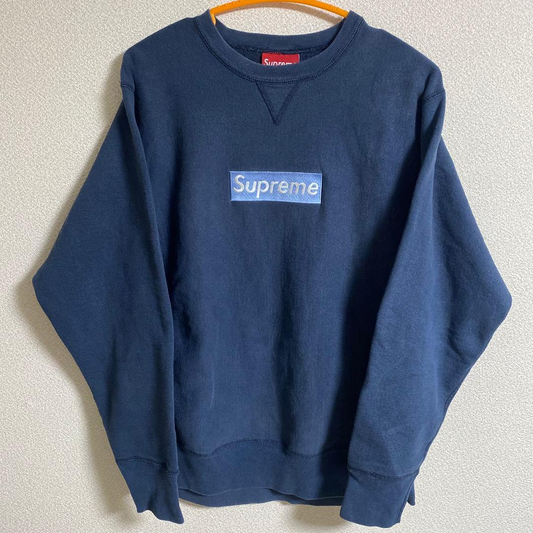 シュプリーム ボックスロゴ トレーナー アイスブルー 1995 シュプリーム ボックスロゴ トレーナー アイスブルー 1995 - メルカリ