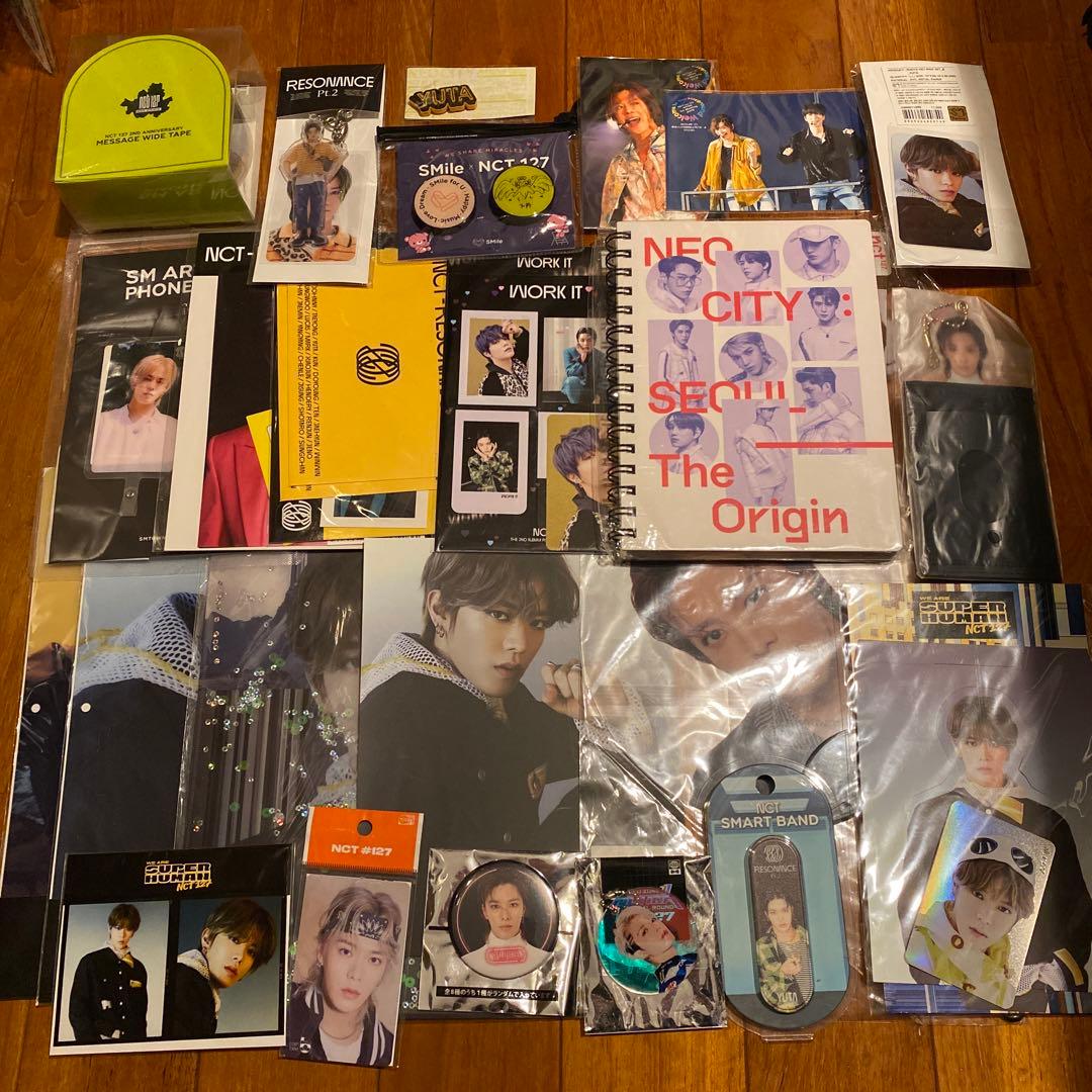 【超激レア】【1セット限り】NCT 127 YUTA 悠太　ユタ　グッズセット NCT127 YUTA 中本悠太 グッズセット トレカ ブックマーク コースター