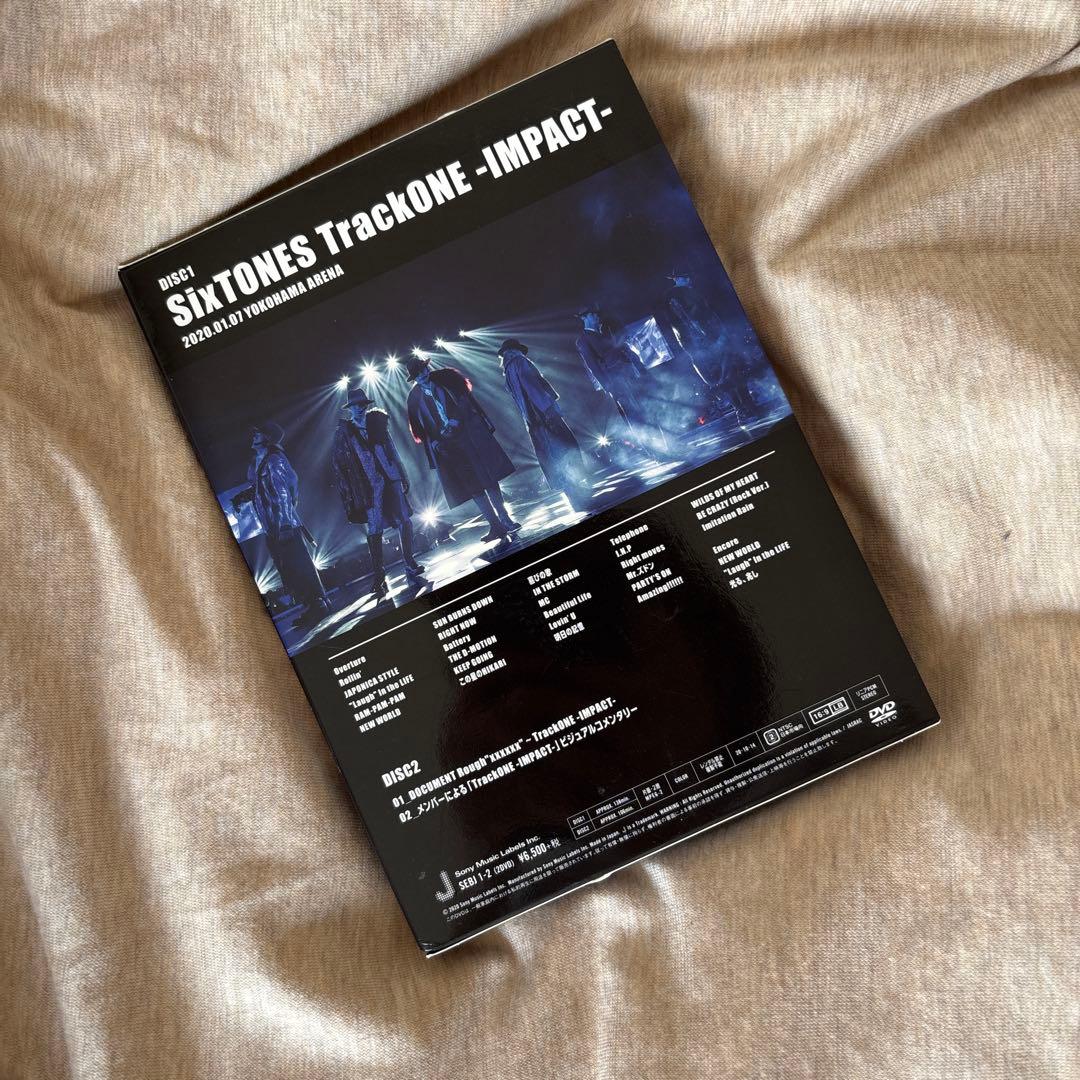 SixTONES TrackONE IMPACT 初回盤 DVD - メルカリ