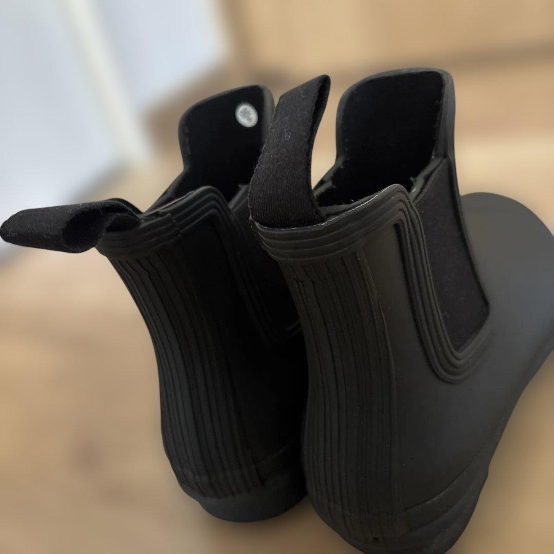 HUNTER ブラックショートブーツ38美品 - メルカリ