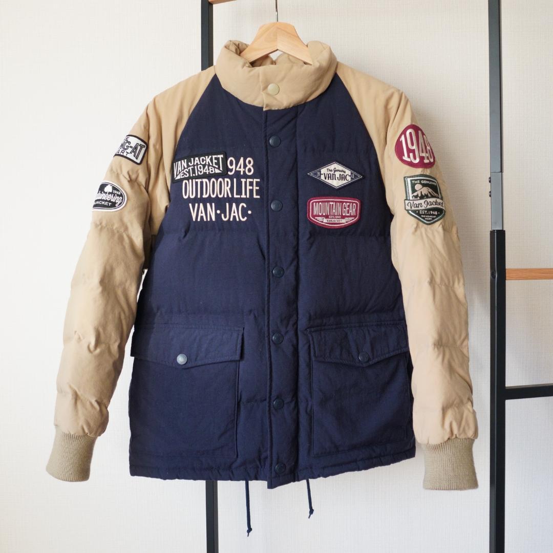 VAN-JACKET DOWN JUMPER （ダウン　スタジャン　ヴァン） VAN-JACKET DOWN JUMPER （ダウン スタジャン ヴァン） - メルカリ
