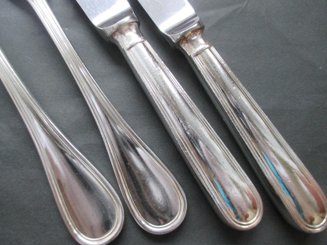 ☆仏蘭西銀器クリストフルシルバー カトラリー4本セット 定番のアルビ