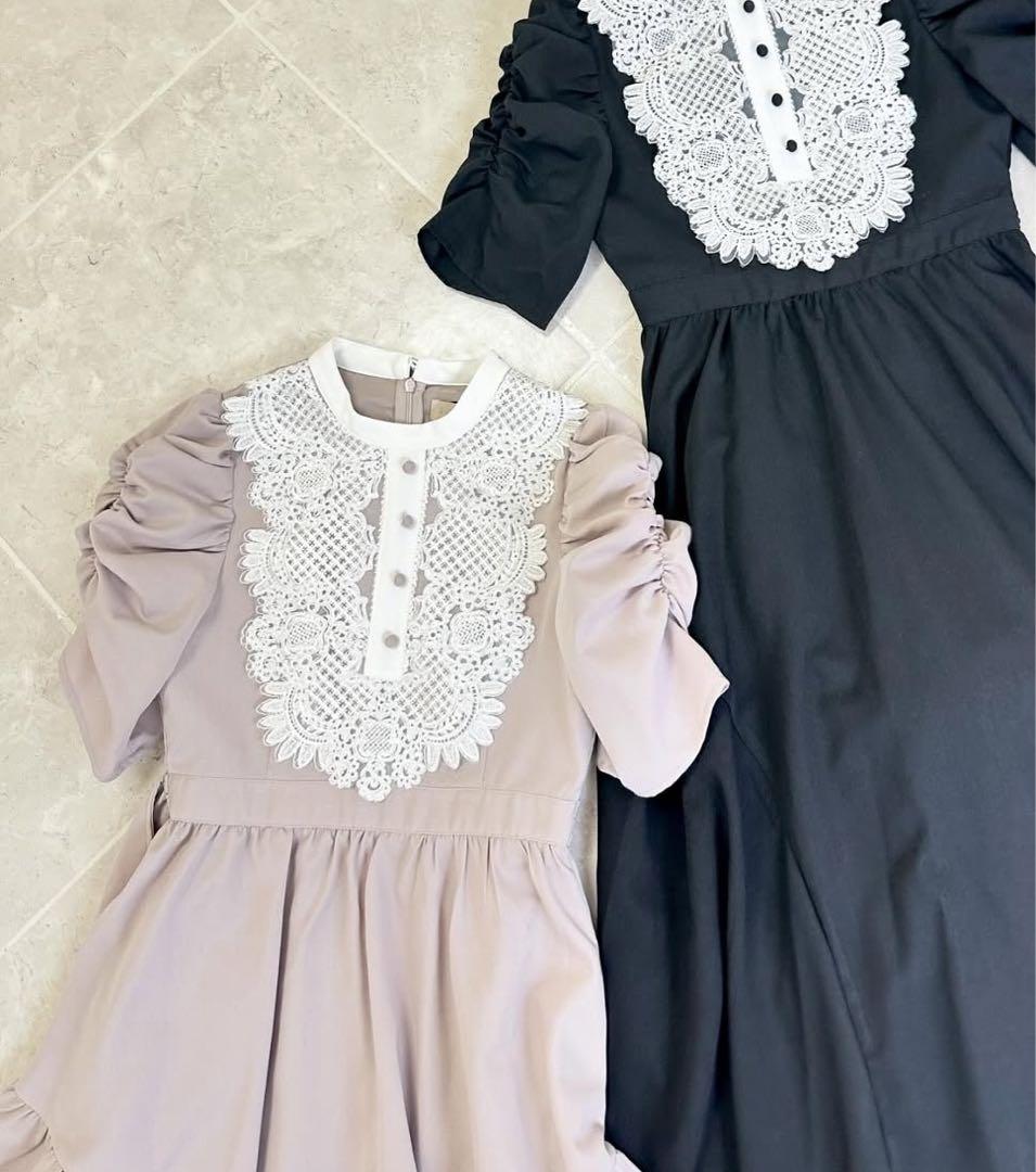 An MILLE アンミール ヨークレースフレアOP ワンピース - メルカリ