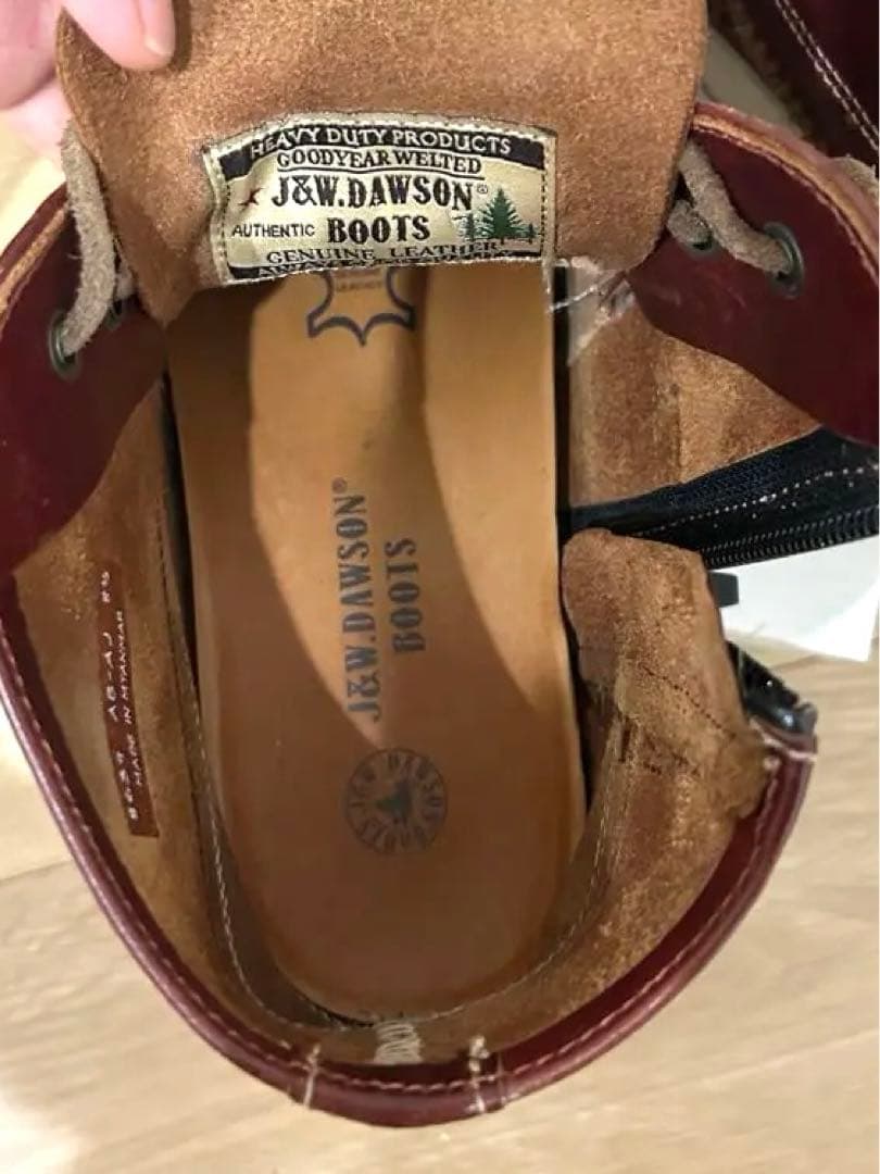 定価2.5万円」J&W DAWSON 8639 モカシンブーツ ダークブラウン - メルカリ