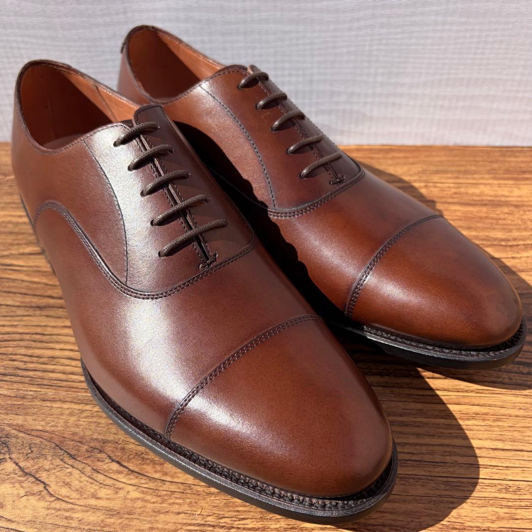 未使用】ユニオンインペリアル ストレートチップ US7 ブラウン 内羽根