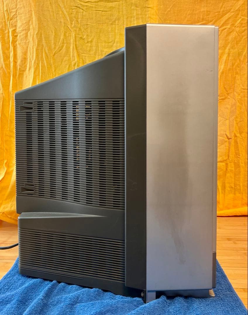 SHARP VHSビデオデッキ付25型フラットブラウン管テレビシャープ