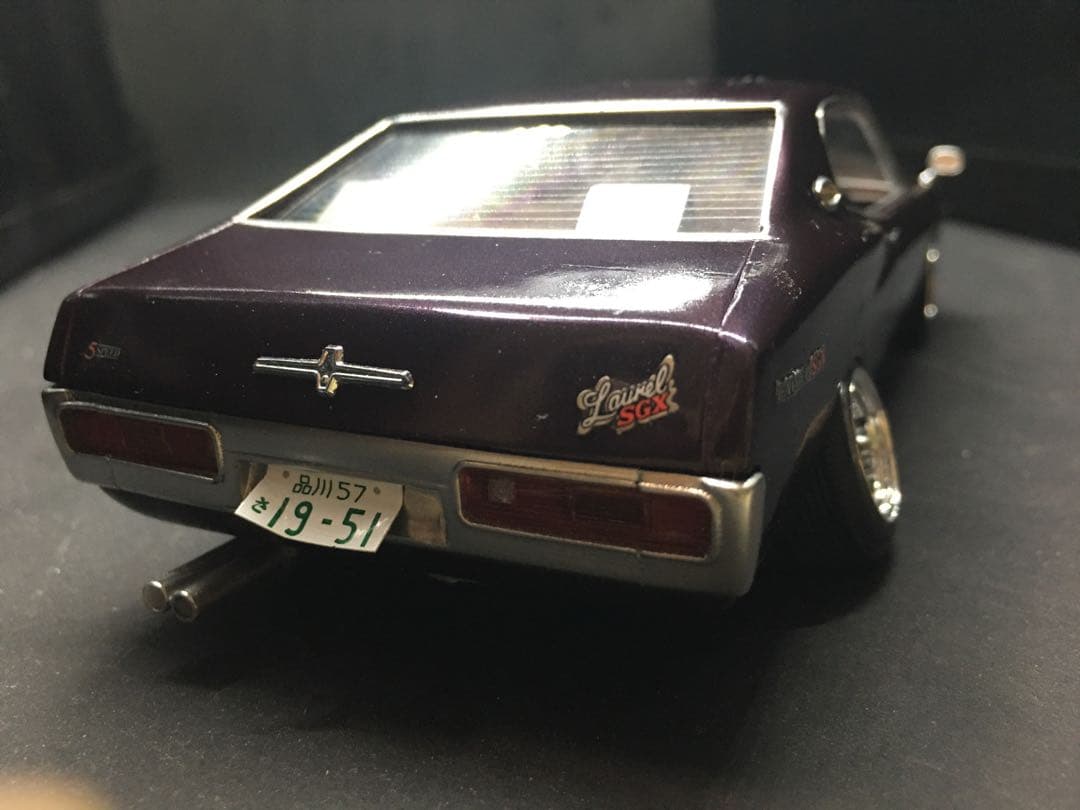 旧車プラモデル完成品C130ローレル1／24 - メルカリ