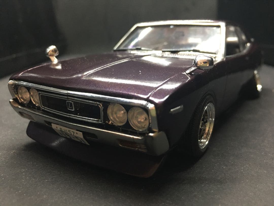 旧車プラモデル完成品C130ローレル1／24 - メルカリ