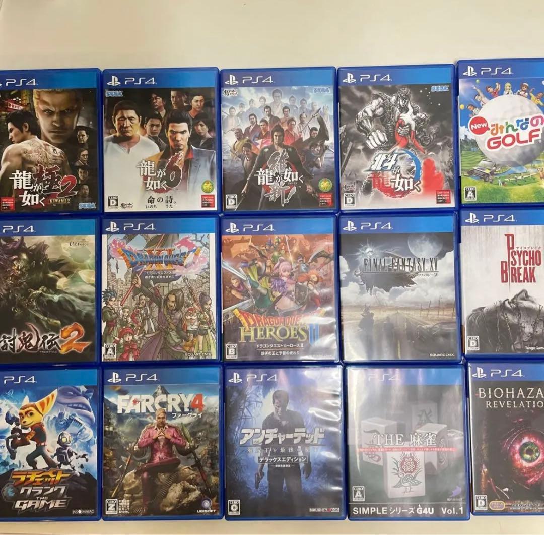 美品】プレステ4 ソフトまとめ売り - メルカリ