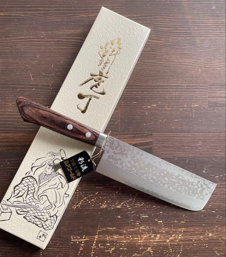 増谷刃物 訓平作 菜切VG10ステンレス積層（彩流）口金有スコッチ アウトレット 楽天市場】【楽天1位】包丁 菜切 薄刃 165mm V金10号 積層 訓平作 彩流