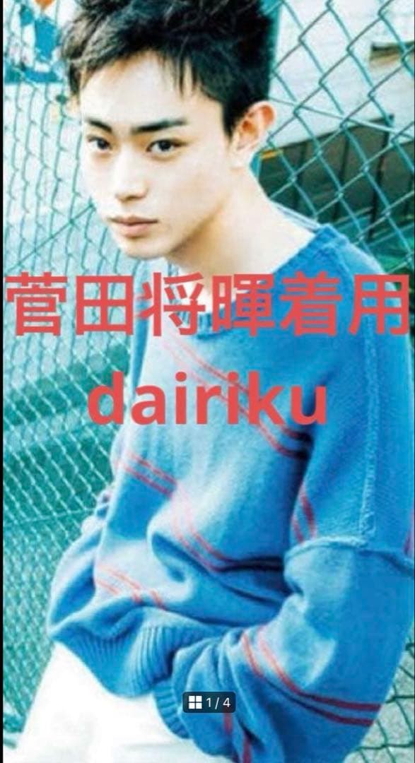 菅田将暉着用 dairiku ニット インサイドアウト - メルカリ