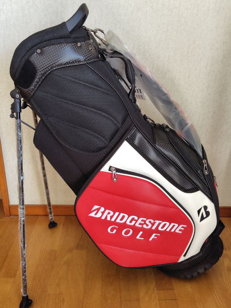 BRIDGESTONE(ブリヂストン) キャディバッグ BRIDGESTONE GOLF ブリヂストン 軽量ベーシックモデル キャディバッグ