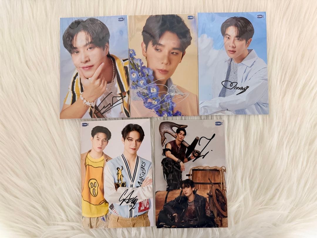 GMMTV 直筆サイン入りポストカード 5枚セット ポストカード5枚set.(即日完売につき、追加販売！）＊サインなし