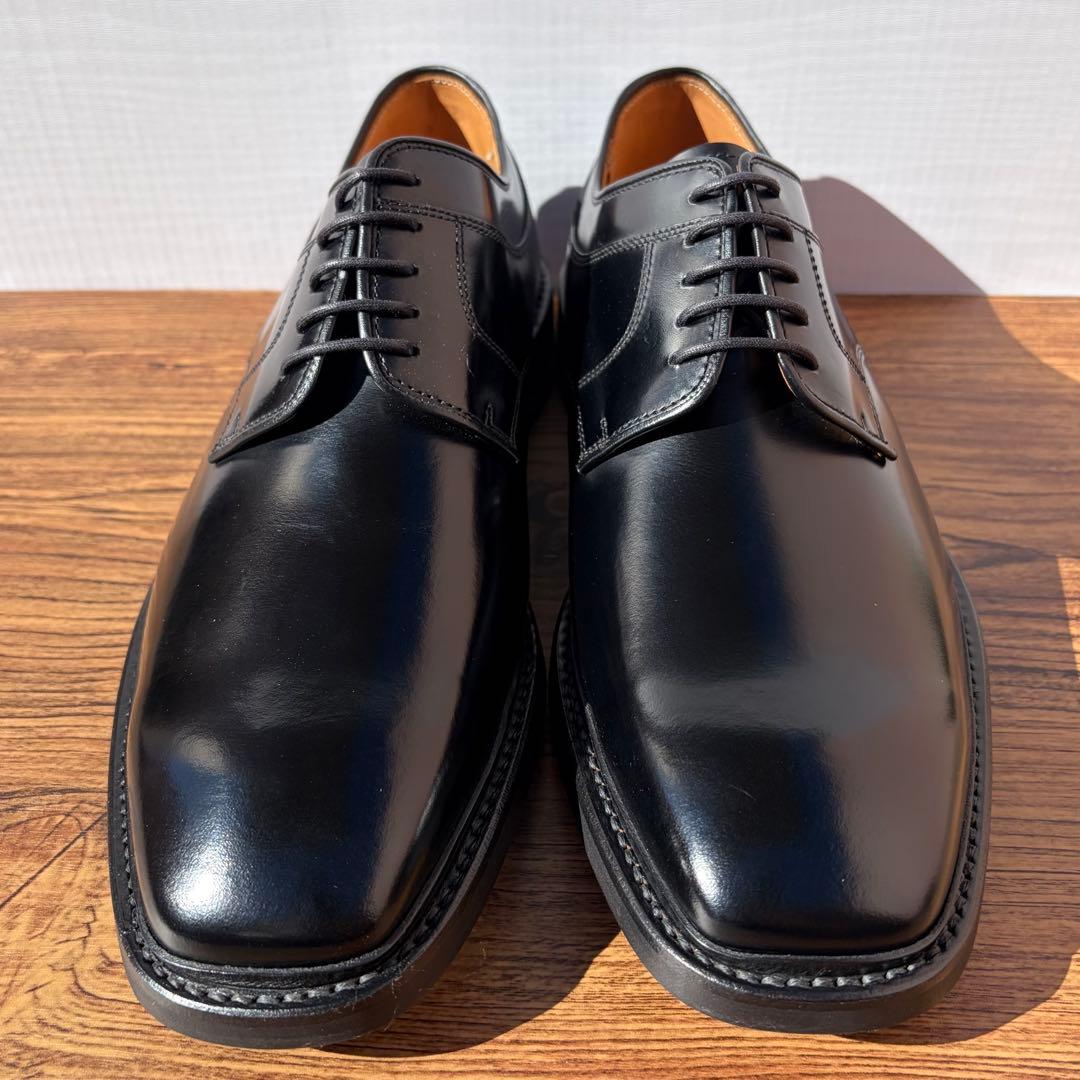 【未使用】REGAL リーガル プレーントゥ 25.5cm 黒 外羽根 革靴