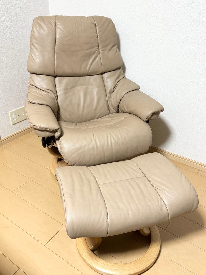 エコーネス ストレスレスチェア　ノルウェー製　本革 オットマン付き エコーネス ストレスレスチェア＆オットマン コンサルクラシック 本革