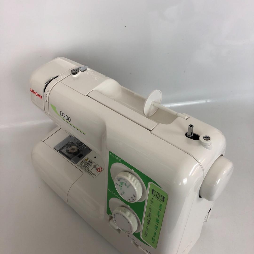 JANOME ジャノメ 電子ミシン D200 動作確認済 家電 - メルカリ