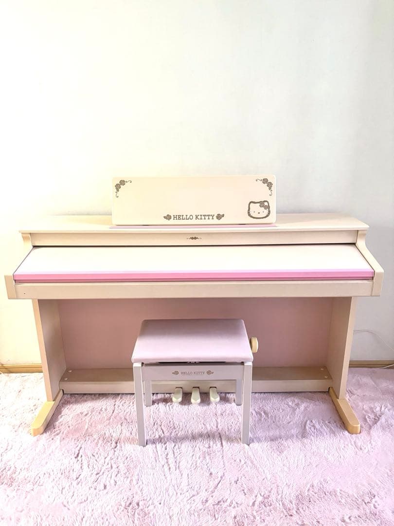 可愛い♡ハローキティ♡ 電子ピアノ APOLLO限定品 ピンク色 レア 可愛い♡ハローキティ♡ 電子ピアノ APOLLO限定品 ピンク色 レア