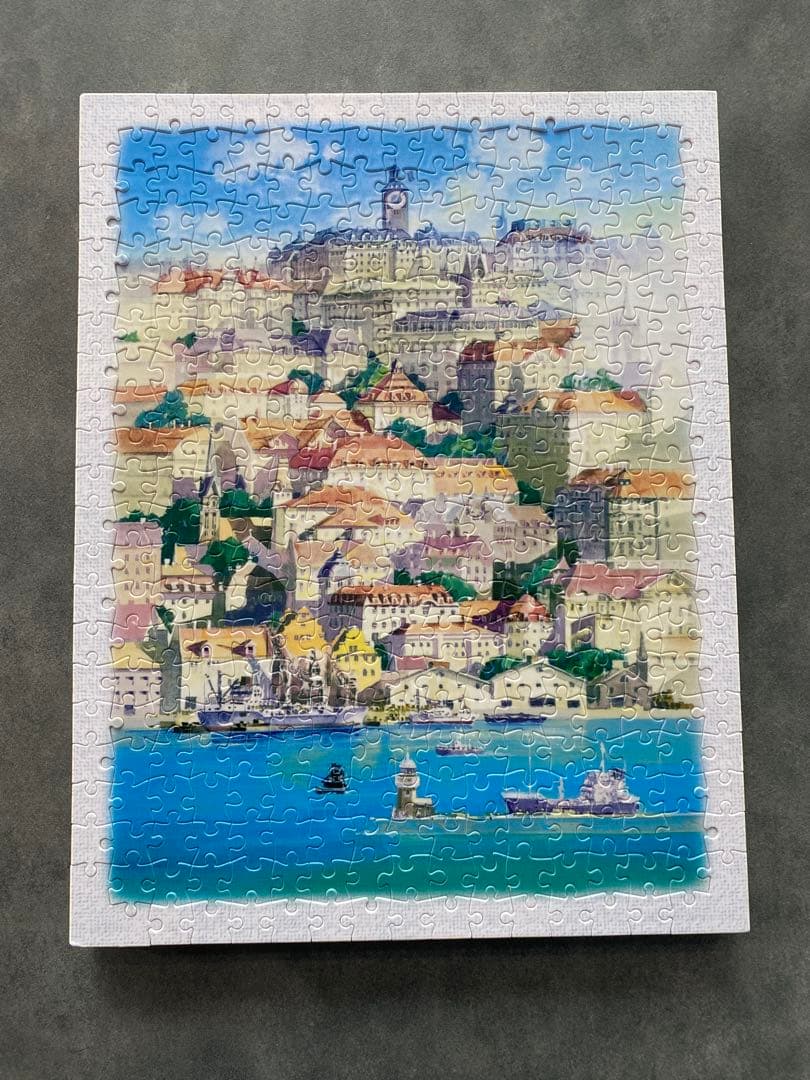 ジブリ 魔女の宅急便 アートボードジグソー【海に浮かぶ町】 完成品
