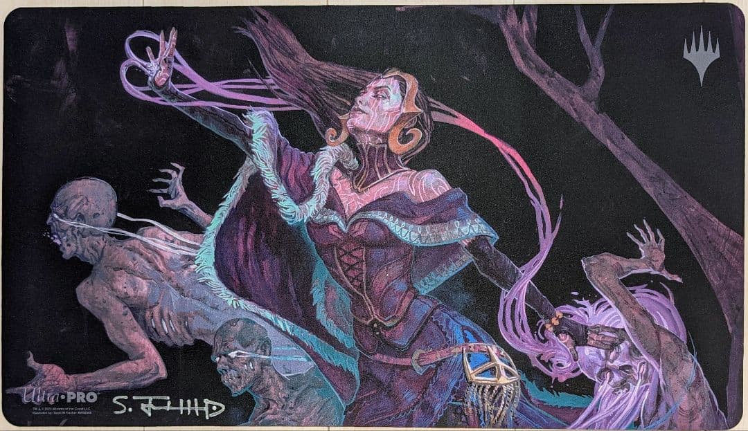 【未使用】MTG　最後の望み、リリアナ　サインド　プレイマット　UltraPro 最後の望み、リリアナ/Liliana, the Last Hope》[EMN] 黒R | 日本最大
