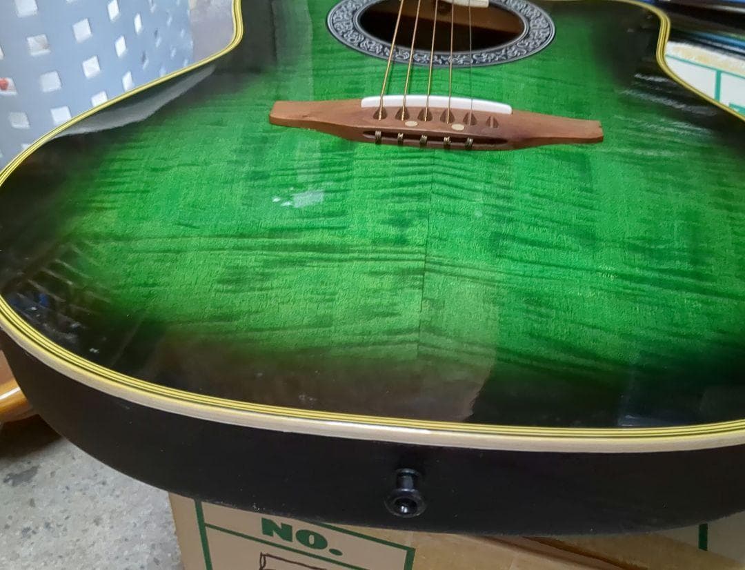 ギター】ANBOY REA-35E グリーン - メルカリ