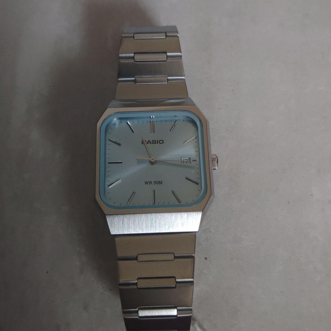 CASIO MTP-B185D 新品 アイスブルー 海外モデル 新品未使用 - メルカリ