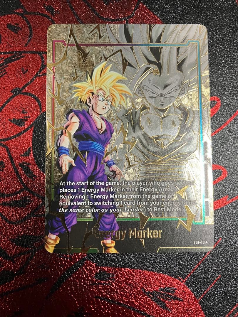 e01-10 孫悟飯 パラレル エナジーマーカー 他3種 英語版 海外 エナマ