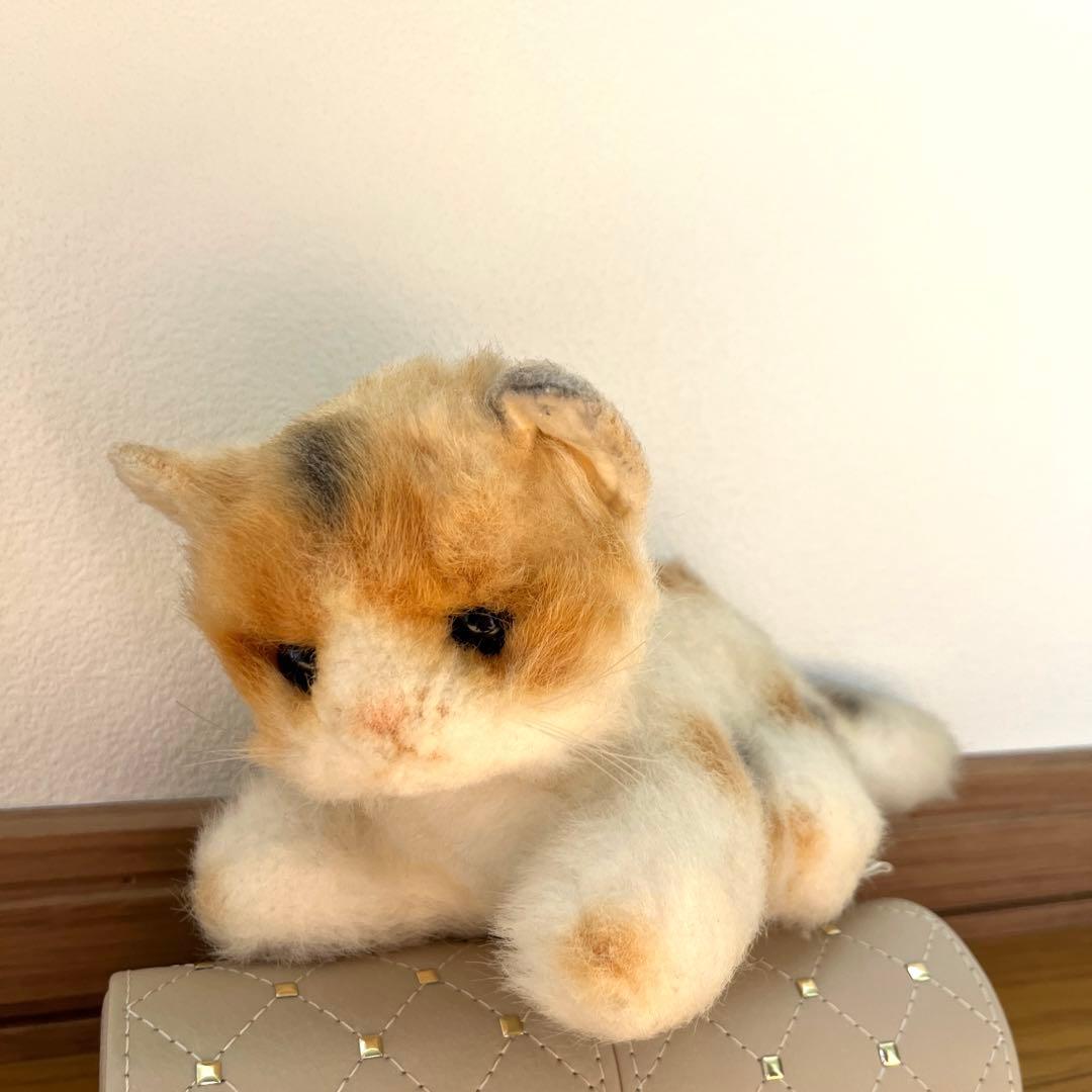 昭和レトロ ヴィンテージ オリエンタルトーイ 三毛猫 ぬいぐるみ
