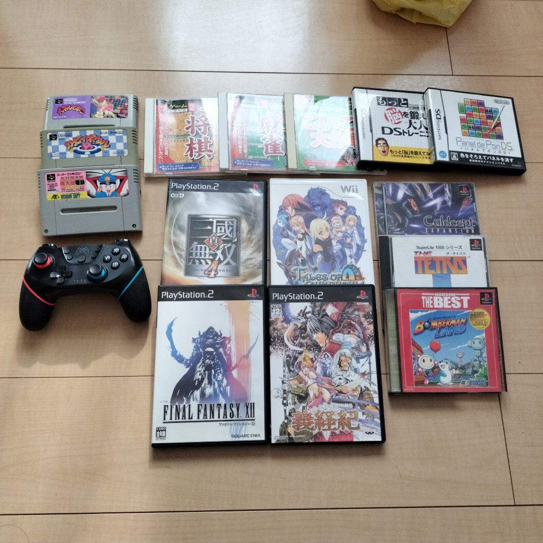 【ジャンク扱】SFC PC DS PS PS2 wiiソフト 計15本セット ジャンク扱】SFC PC DS PS PS2 wiiソフト 計15本セットの通販 by わん