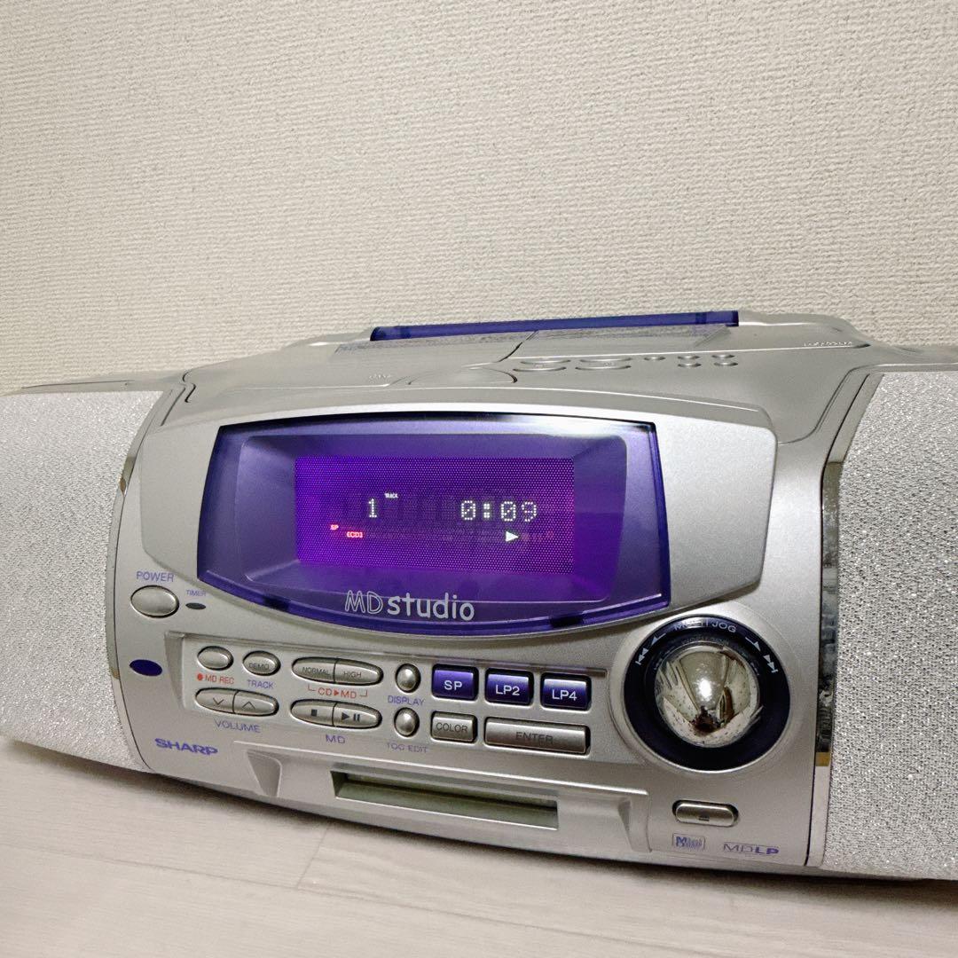 2356【SHARP】 MD MD-F150 CDラジカセ 動作品 - メルカリ