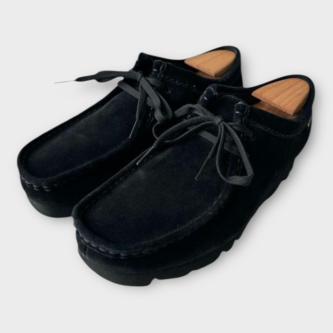 極美品　クラークス　ワラビー (26.5) ゴアテックス　スエード　ビブラム 楽天市場】Clarks クラークス Wallabee GTX ワラビー メンズ