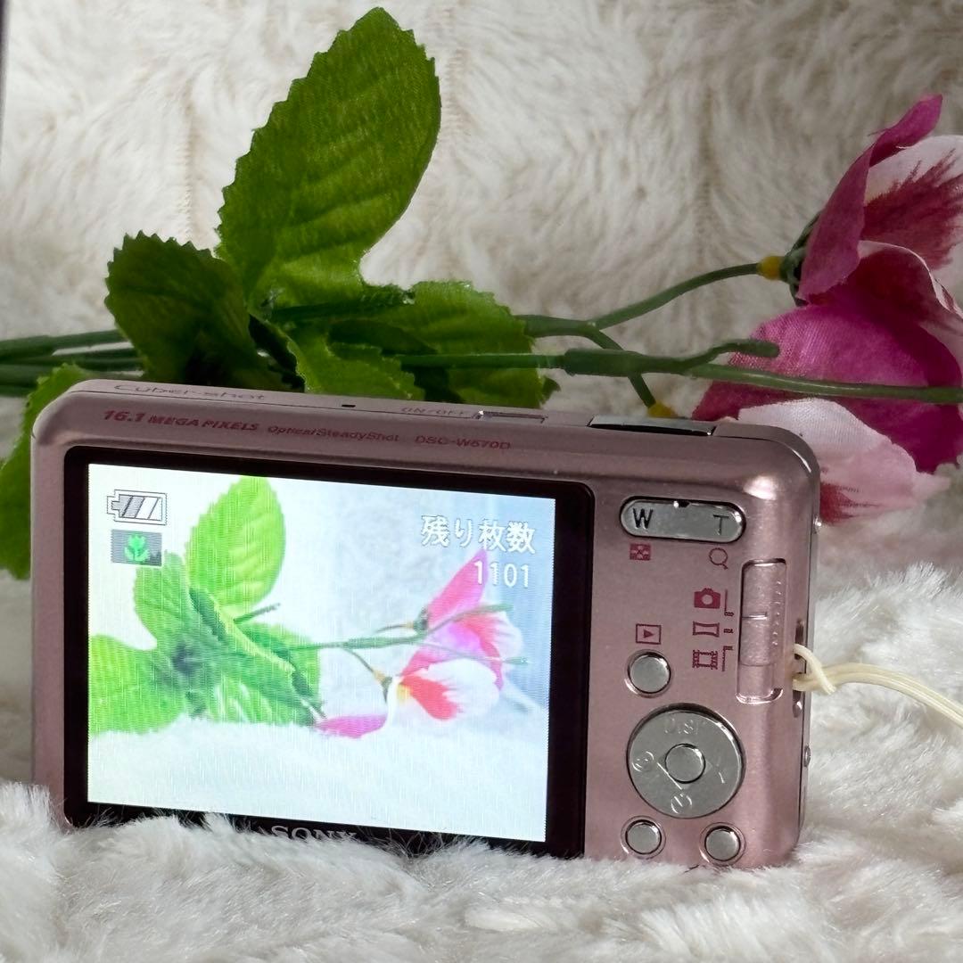 美品✨ 実写美⭕️ Sony Cyber-Shot DSC-W570D ピンク - メルカリ