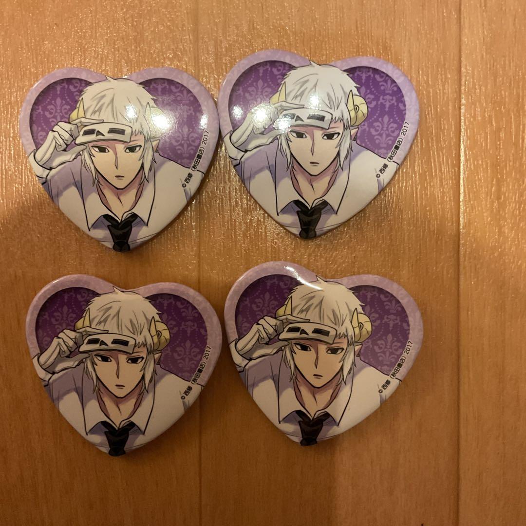 コミケ106 秋田書店 魔入りました！入間くん ハート缶バッジ