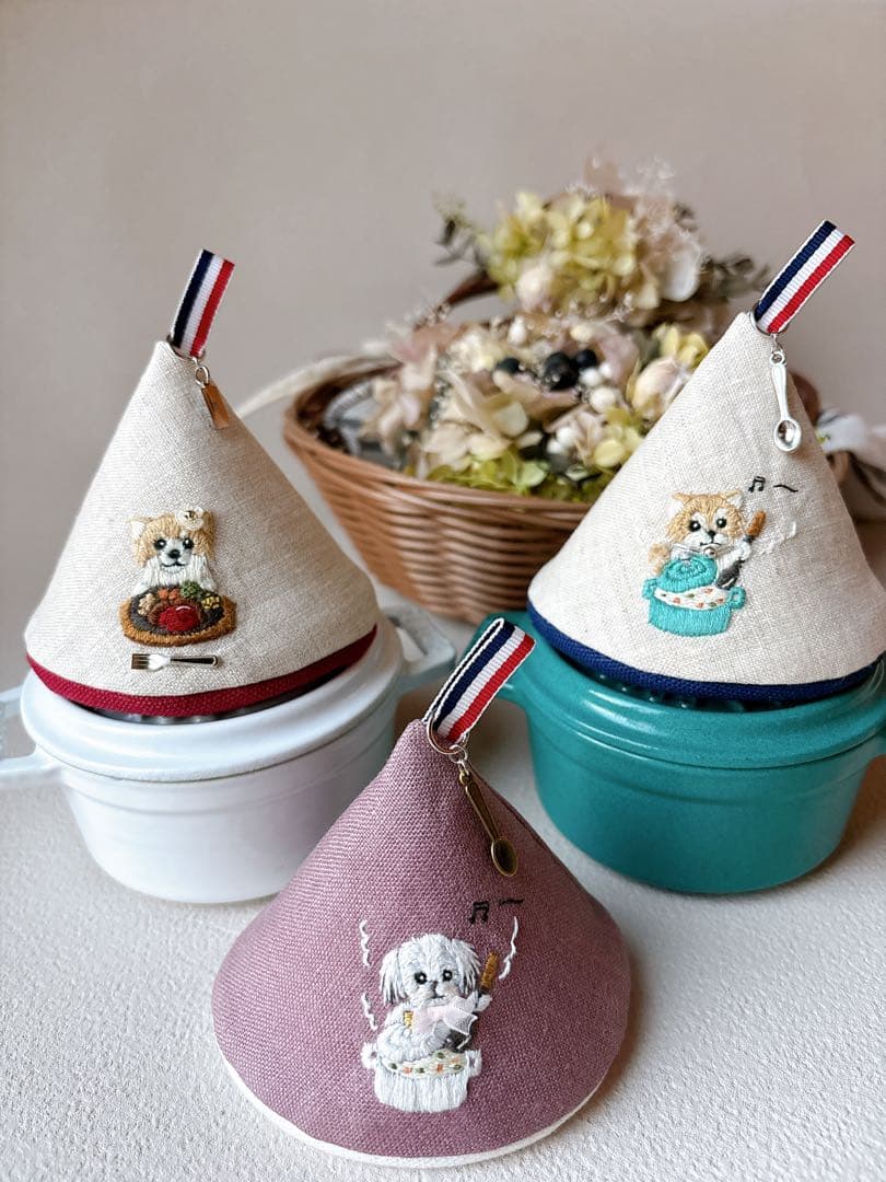 kaori様専用】三角鍋つかみ オーダー ポメックス - メルカリ